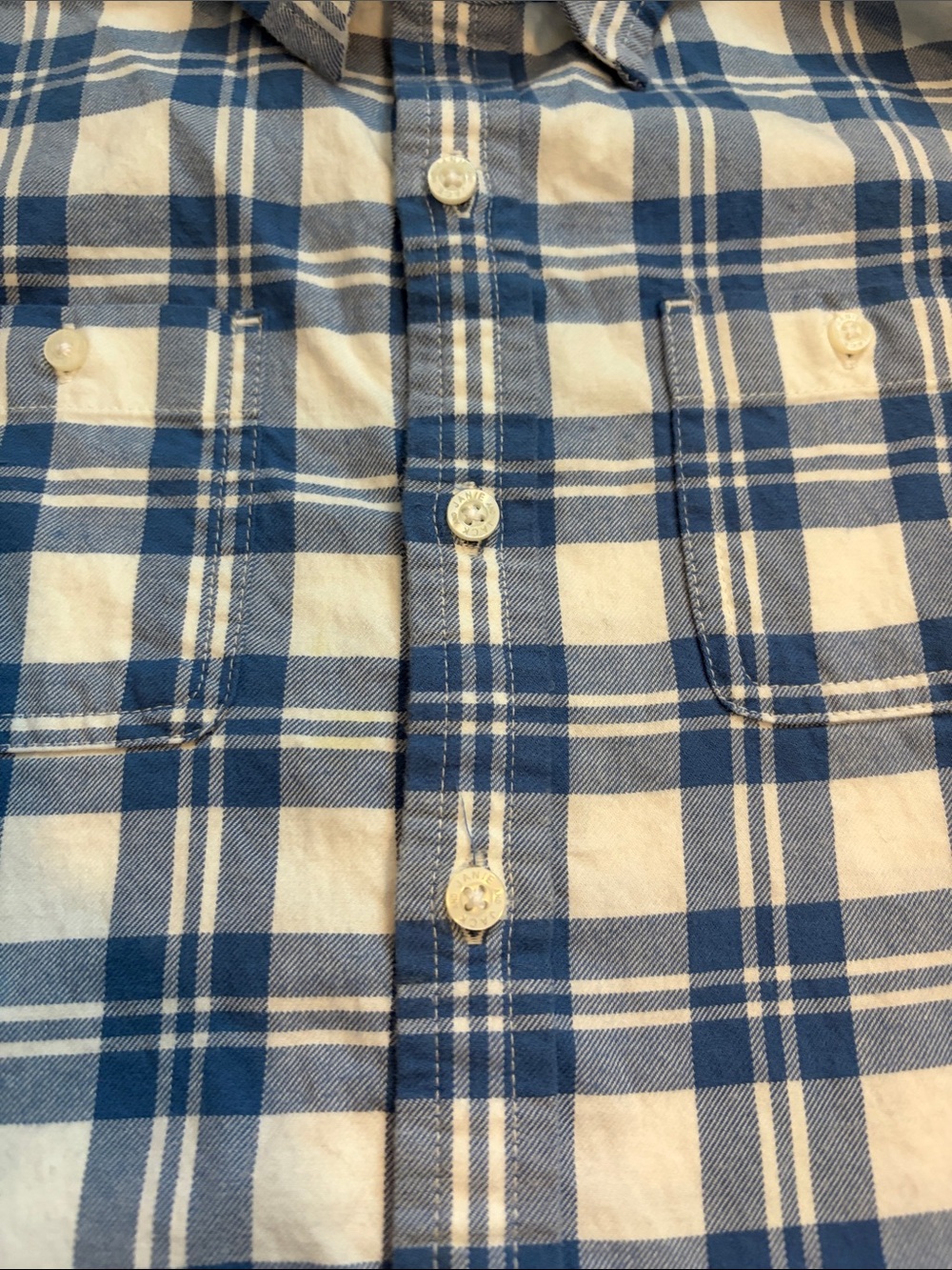 Janie & Jack Plaid Flannel Shirt, 10 - Picture 3 of 9